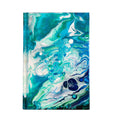 Load image into Gallery viewer, Sea Life Imagination - Custom Paint Pour Journal 5.5" x 8"