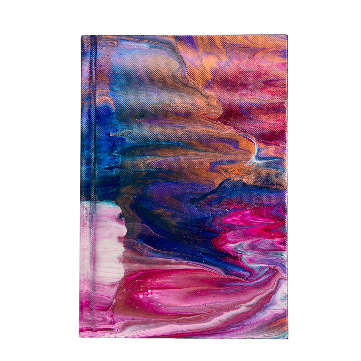 Sunset Bliss - Custom Paint Pour Journal 5.5" x 8"