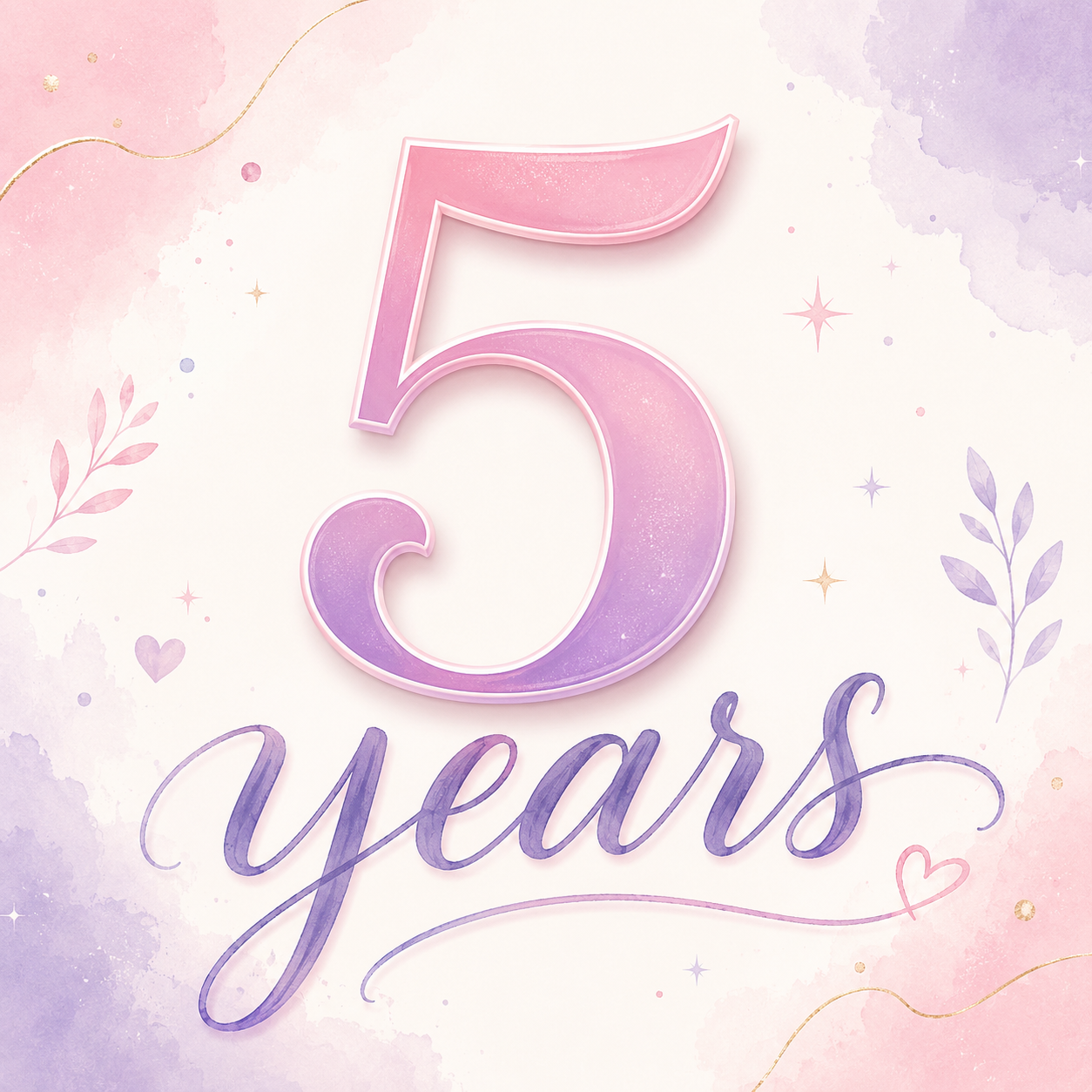 5 years...
