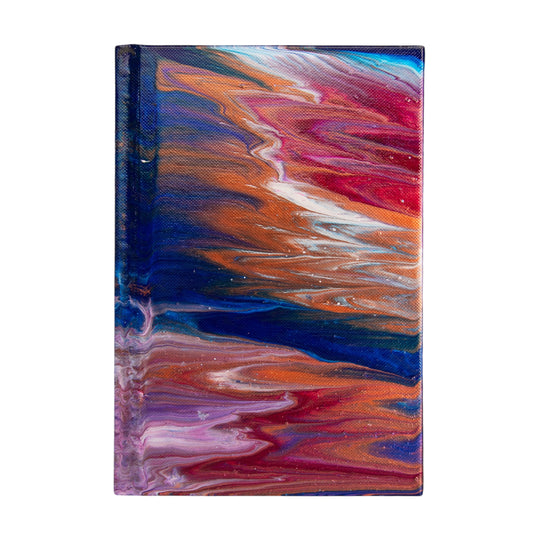 Copper Nights - Custom Paint Pour Journal 5.5" x 8"